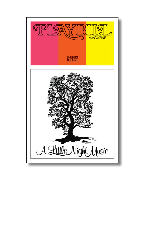 A Little Night Music Playbill Sticker - Image 4
