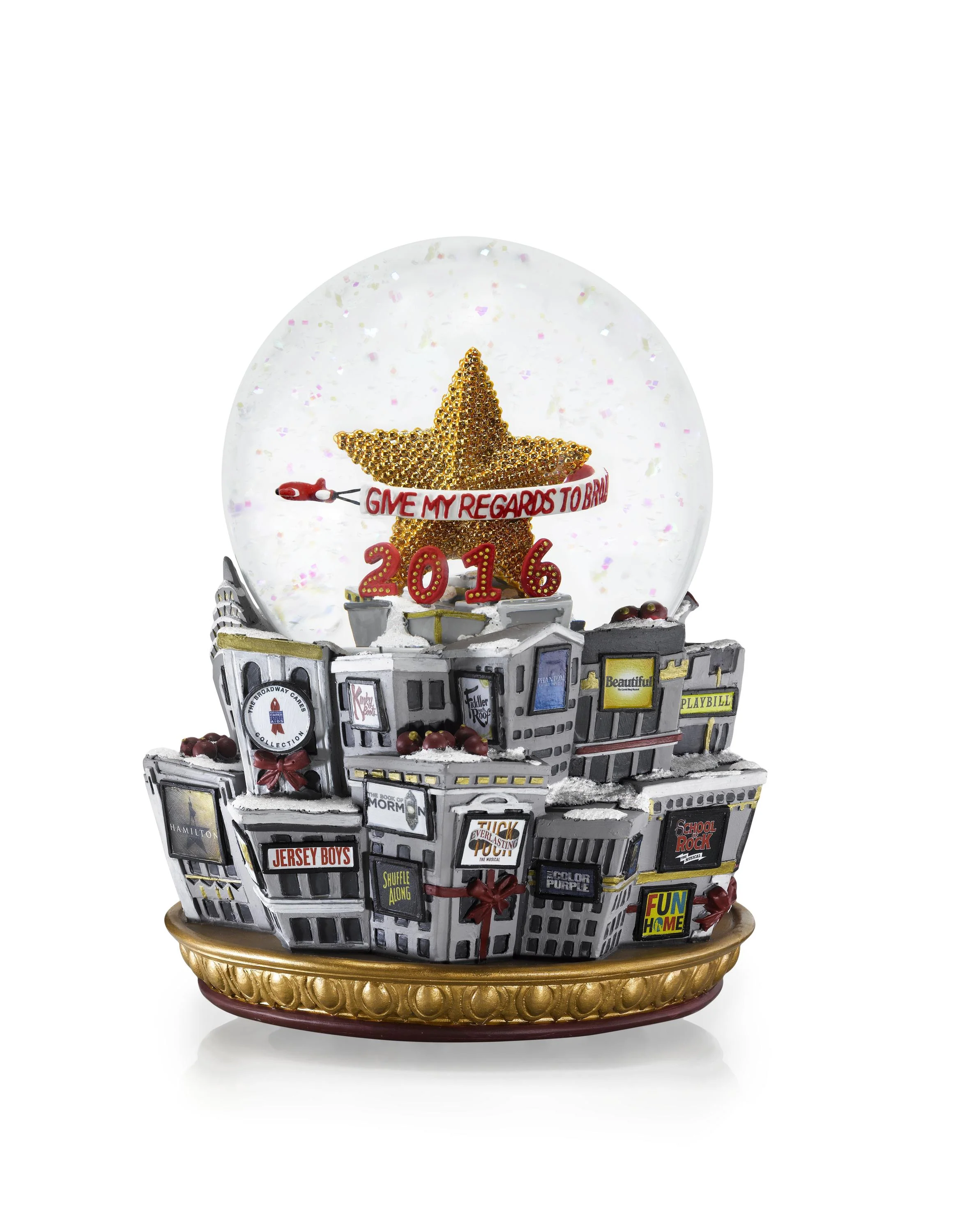 BROADWAY CARES 2016 SNOW GLOBE