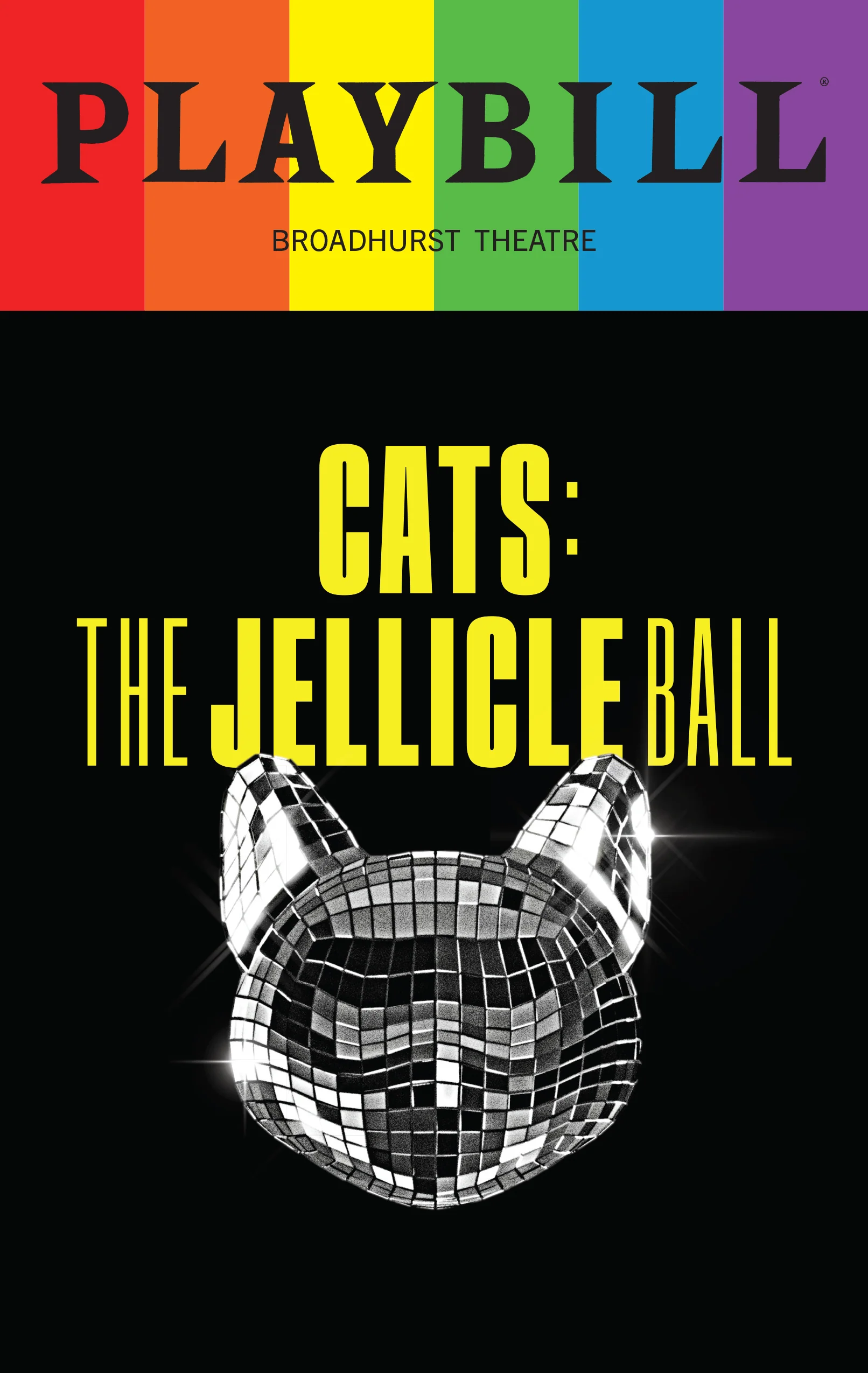 Cats: The Jellicle Ball Limited Edition 2026 Rainbow Pride Playbill