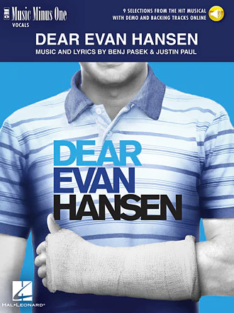 DEAR EVAN HANSEN-MUSIC MINUS ONE (BOOK-AUDIO) 9 SELECTIONS FROM MUSICAL