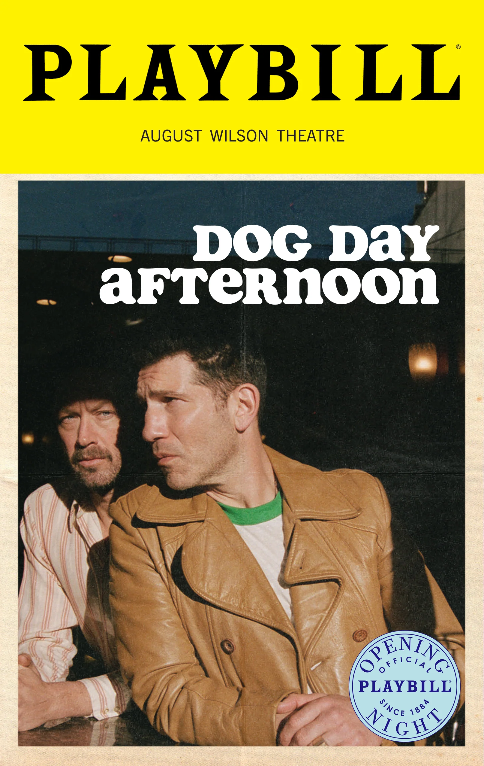 Dog Day Afternoon Limited Edition Official Opening Night Playbill