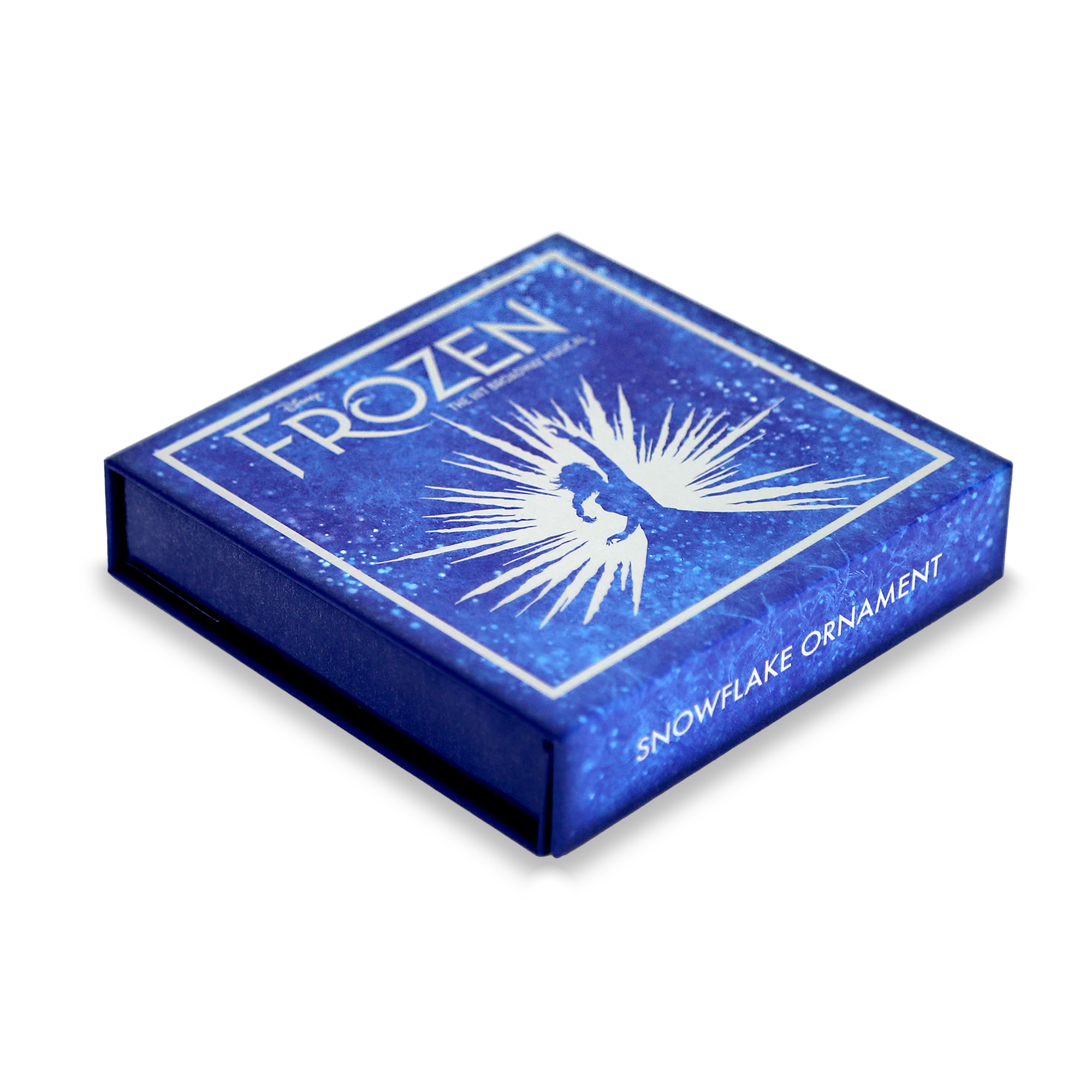 Frozen Glass Snowflake Ornament - Image 2