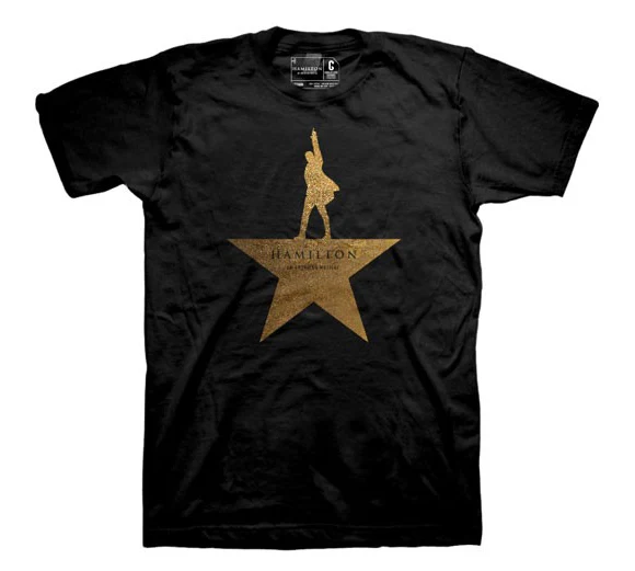 Hamilton the Broadway Musical - Gold Star Show Tee