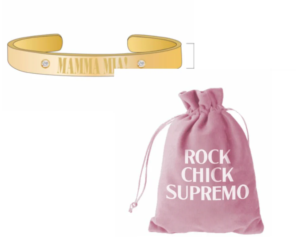 Mamma Mia! Broadway 2025 Logo Bangle - Gold - Image 2