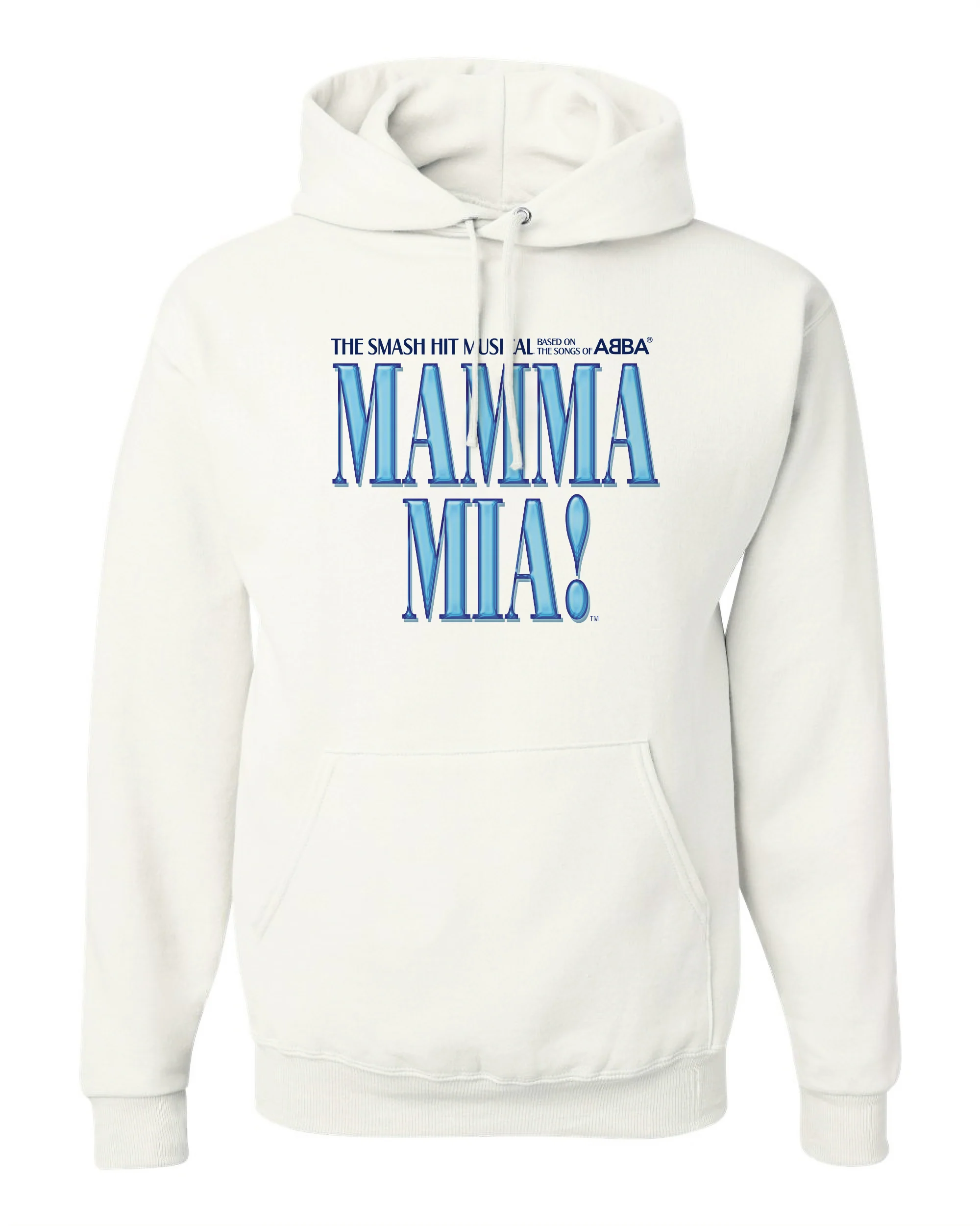 Mamma Mia! Broadway 2025 Logo Hoodie - White