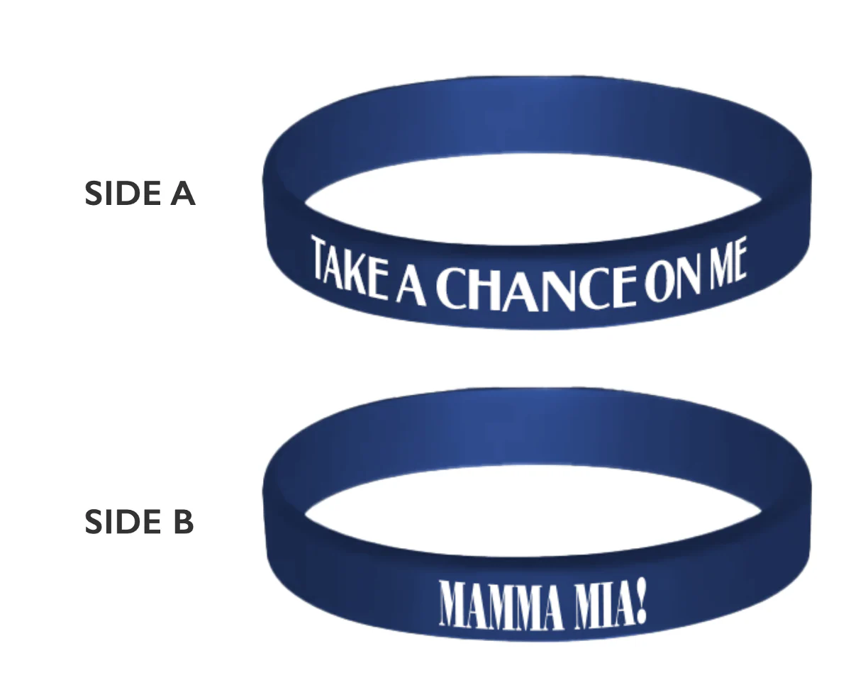 Mamma Mia! Broadway 2025 Silicone Wristband Set - Image 8