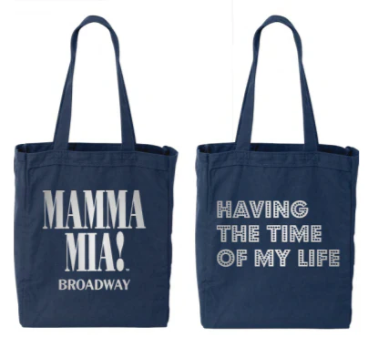 Mamma Mia! Broadway 2025 Tote Bag - Blue