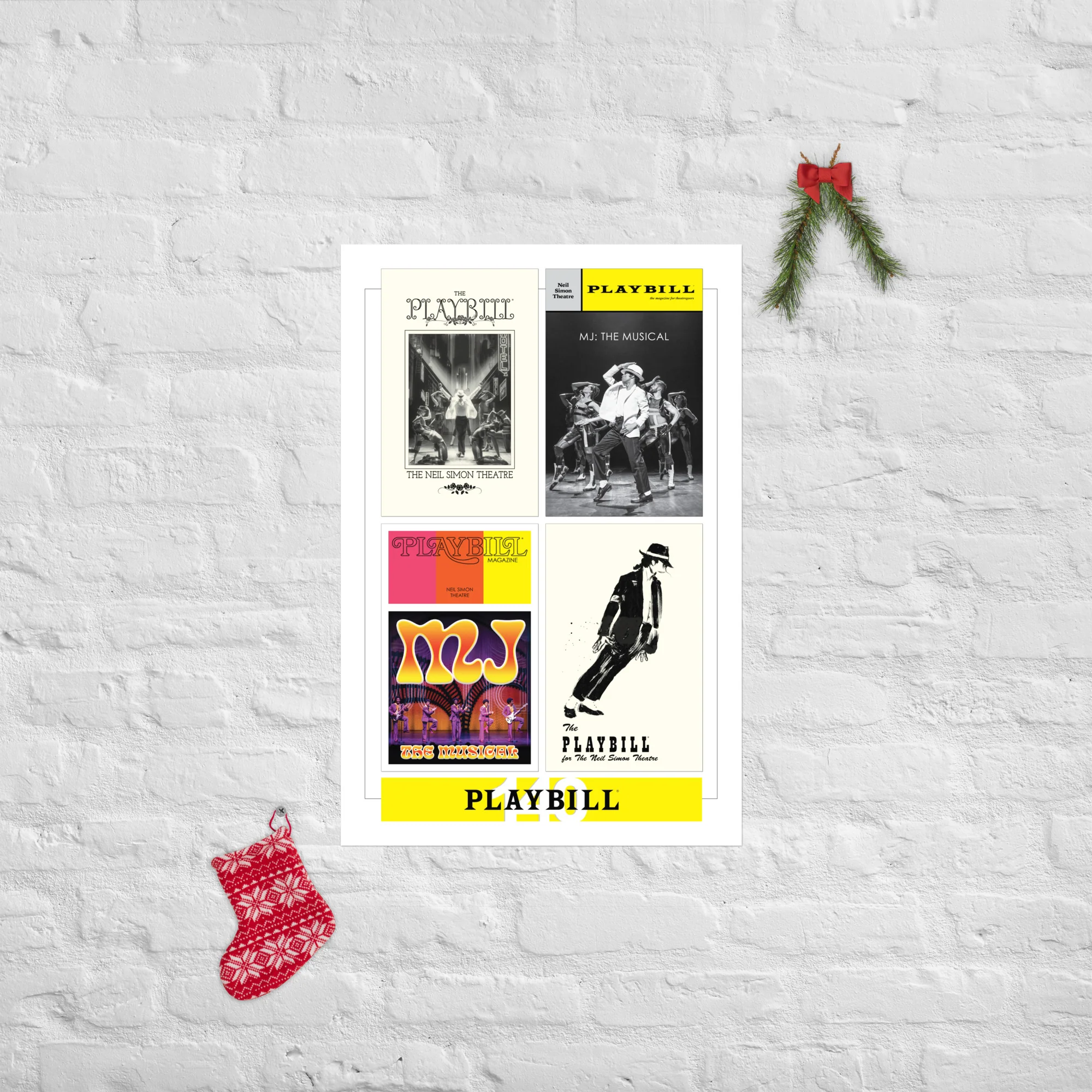 Playbill's 140th Anniversary Legacy Cover Poster - MJ THE MUSICAL - Image 2