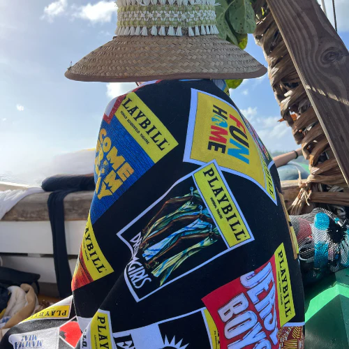 Playbill Beach Towel - Black - Image 3