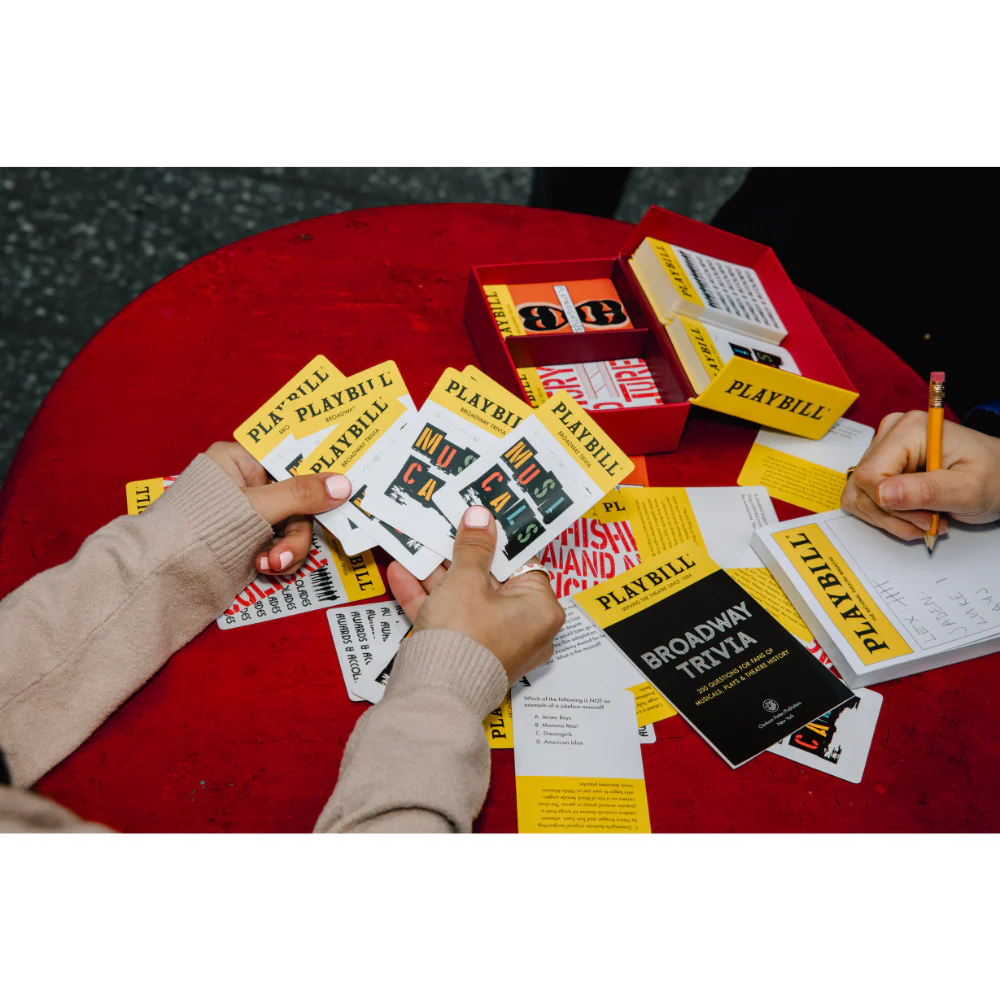 Playbill Broadway Trivia Game: 200 Questions for Fans of Musicals, Plays, and Theatre History - Image 3