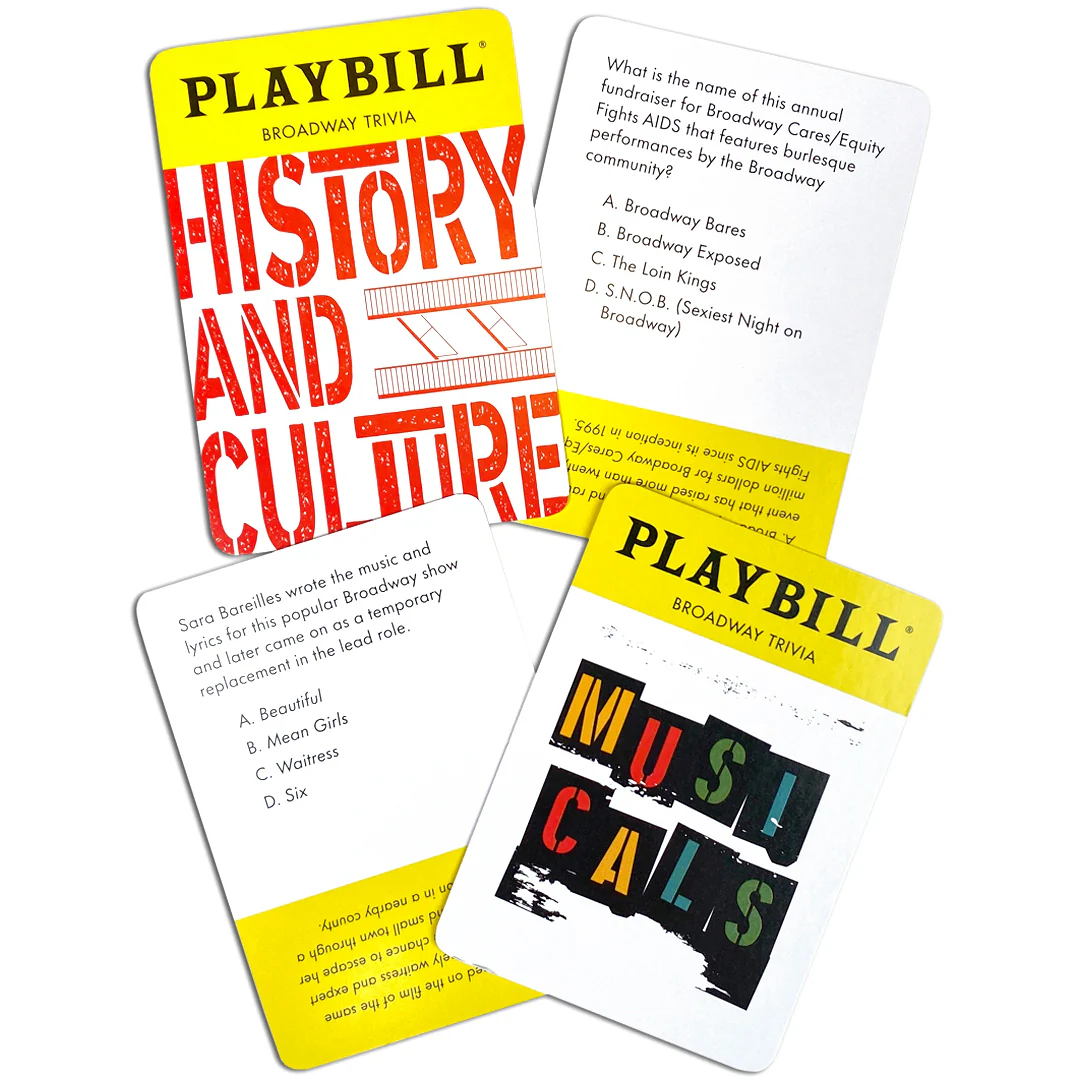 Playbill Broadway Trivia Game: 200 Questions for Fans of Musicals, Plays, and Theatre History - Image 5