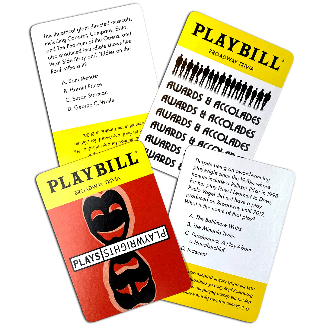 Playbill Broadway Trivia Game: 200 Questions for Fans of Musicals, Plays, and Theatre History - Image 6