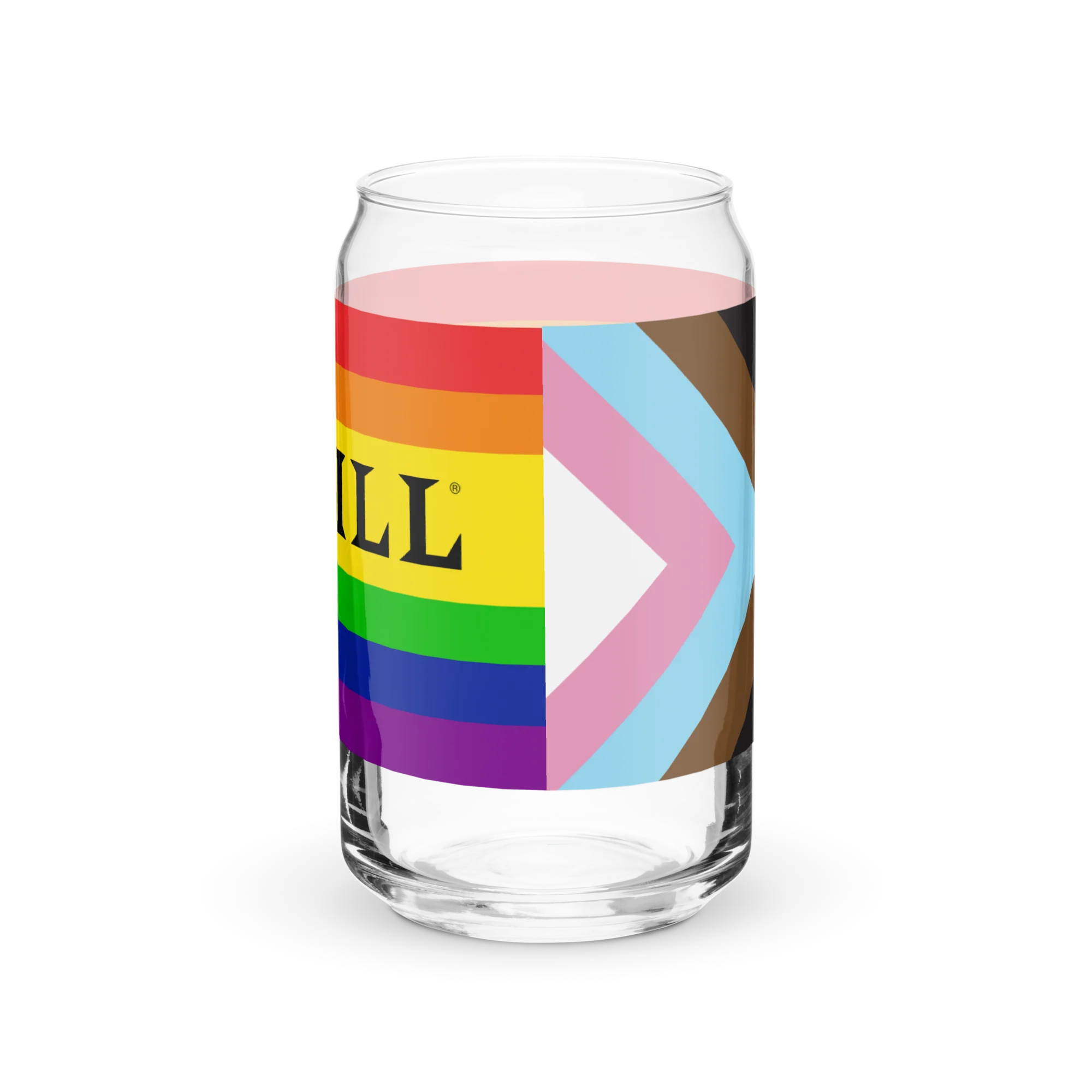 Playbill Pride - Progress Flag - Can-Shaped Glass - Image 4