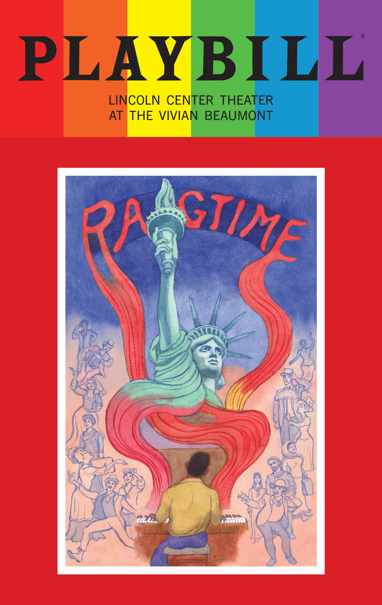 Ragtime Revival Limited Edition 2026 Rainbow Pride Playbill