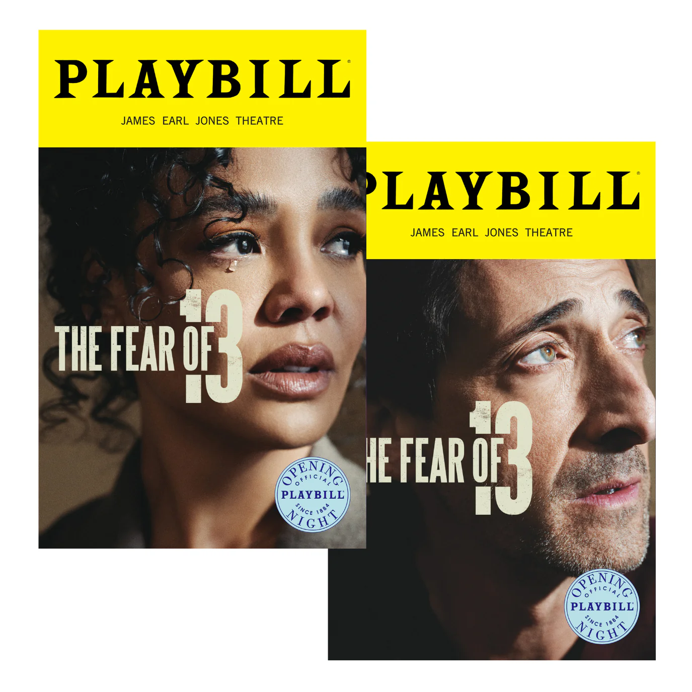 The Fear of 13 Limited Edition Official Opening Night Playbill - Cover Combo