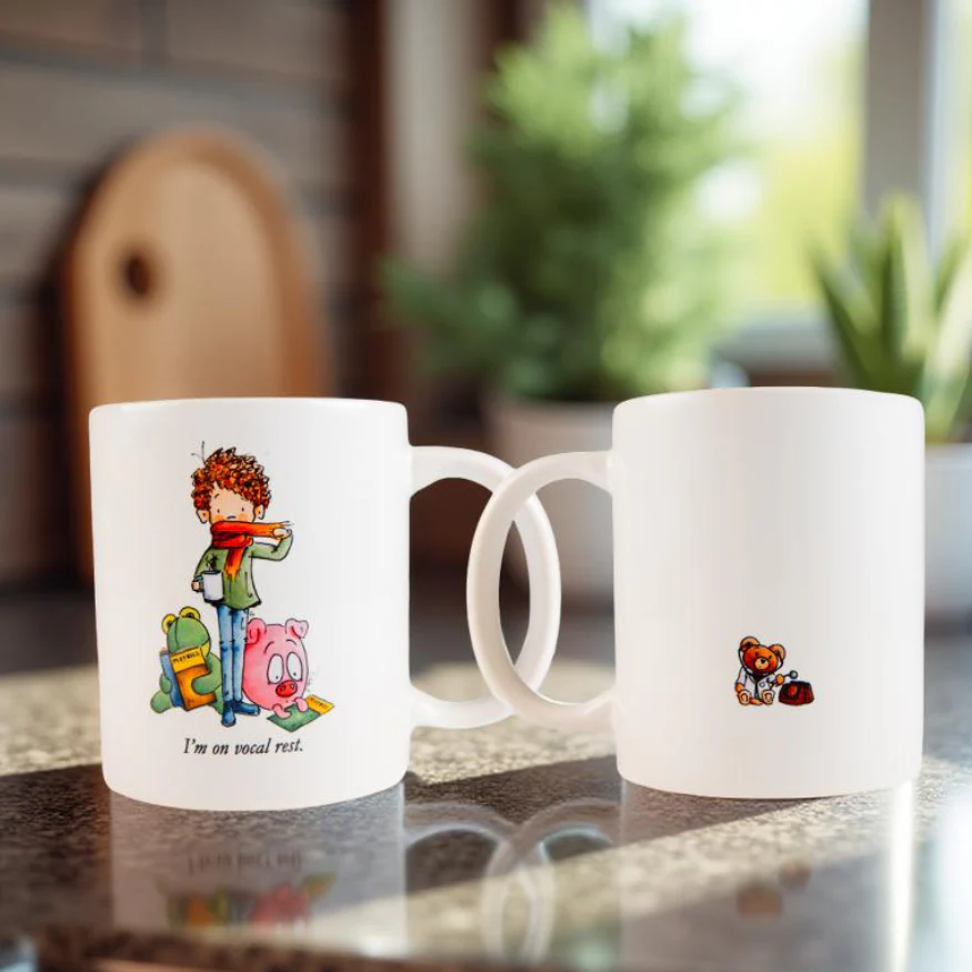 The Little Theatre Kid Playbill Collection - "I'm on Vocal Rest." - Mug - Image 2